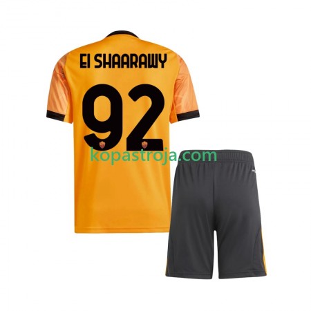 Billiga Fotbollströjor AS Roma Stephan El Shaarawy 92 Barn Borta tröja 2025/26 Kortärmad